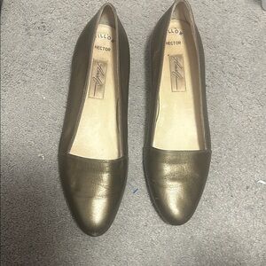 Amalfi Metallic Gold Loafers